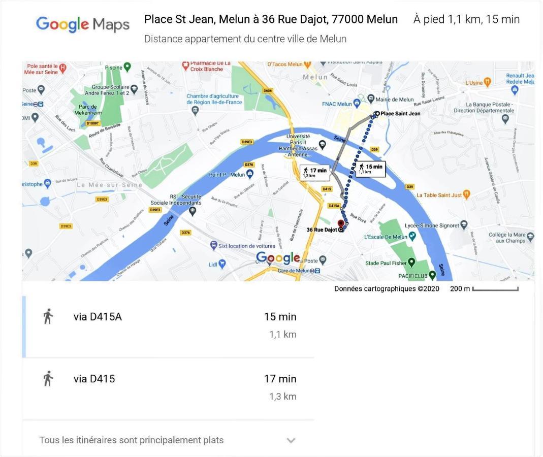 STUDIO A 300 METRES DE LA GARE et 25 MINUTES DE PARIS EN TRAIN Melun Kültér fotó