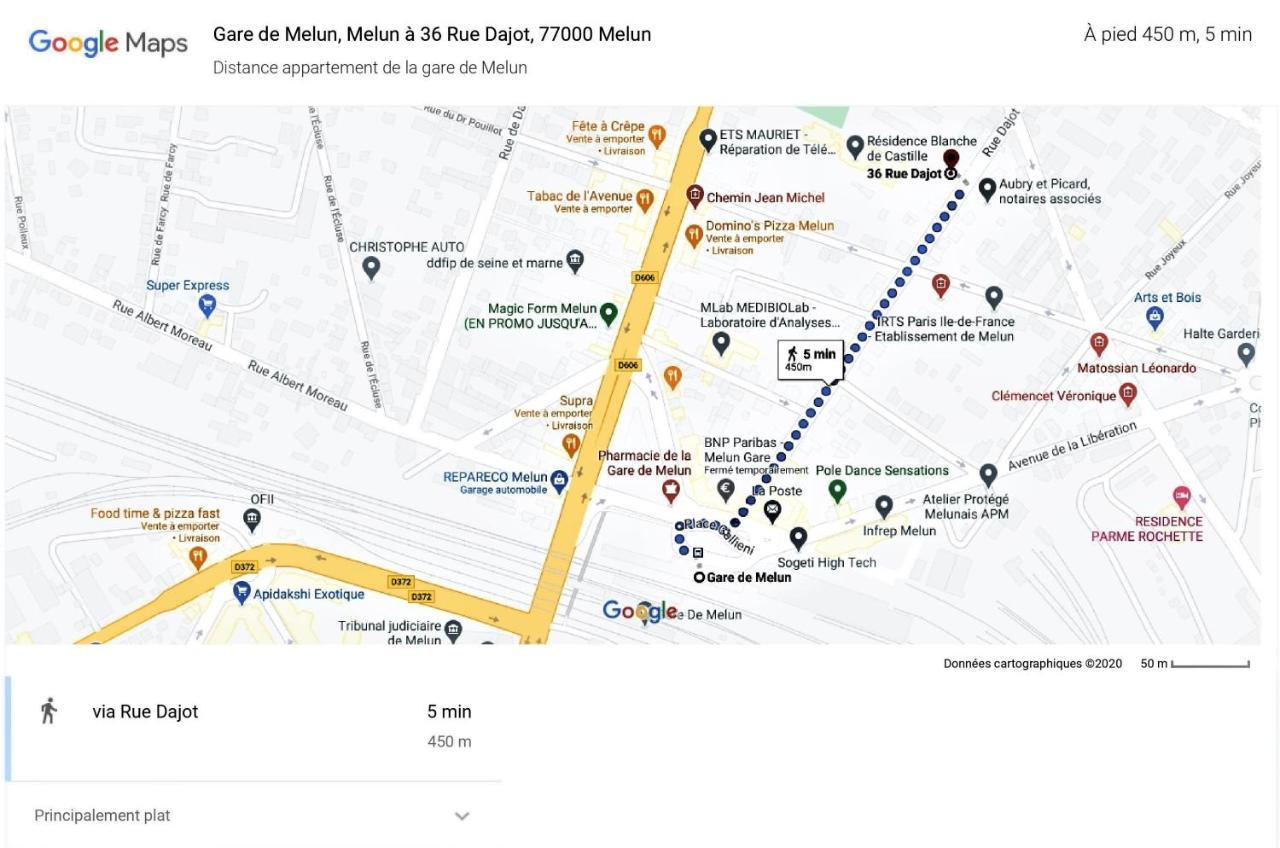 STUDIO A 300 METRES DE LA GARE et 25 MINUTES DE PARIS EN TRAIN Melun Kültér fotó
